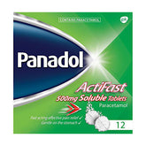 Panadol Actifast Soluble Tablets 12 pack